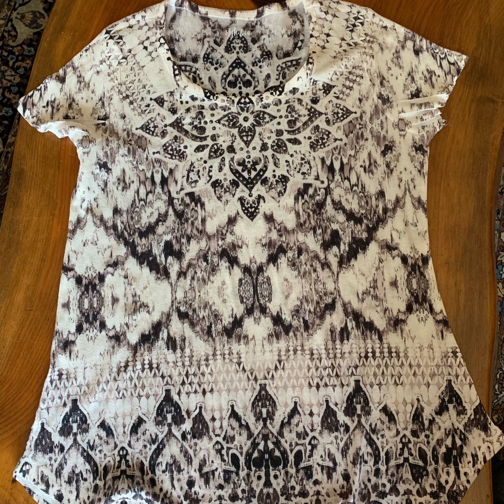 Style & Co top. Size M